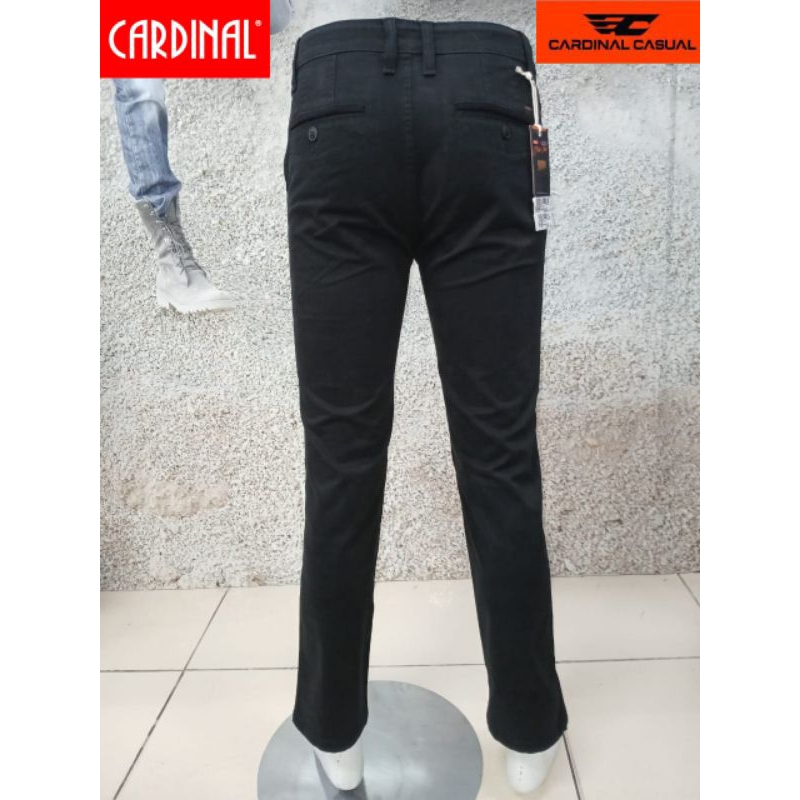 CELANA CARDINAL CASUAL ORIGINAL SLIMFIT PREMIUM WARNA HITAM