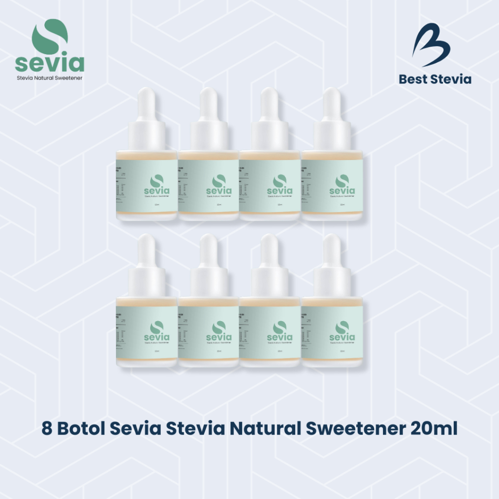 

Sevia Stevia Pemanis Alami Nol Kalori Nol Gula 8 Botol 20ml