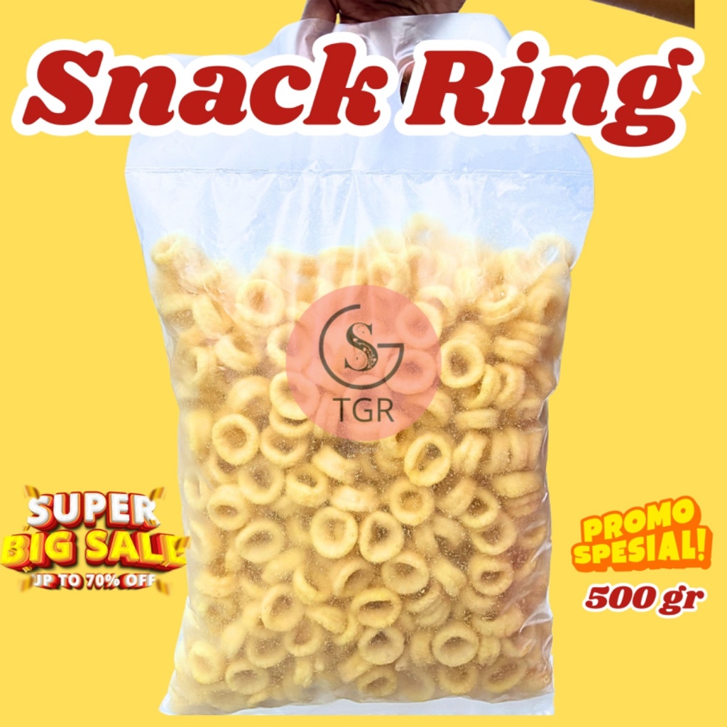 

Snack Ring Cemilan Gurih Varian Rasa 500GR