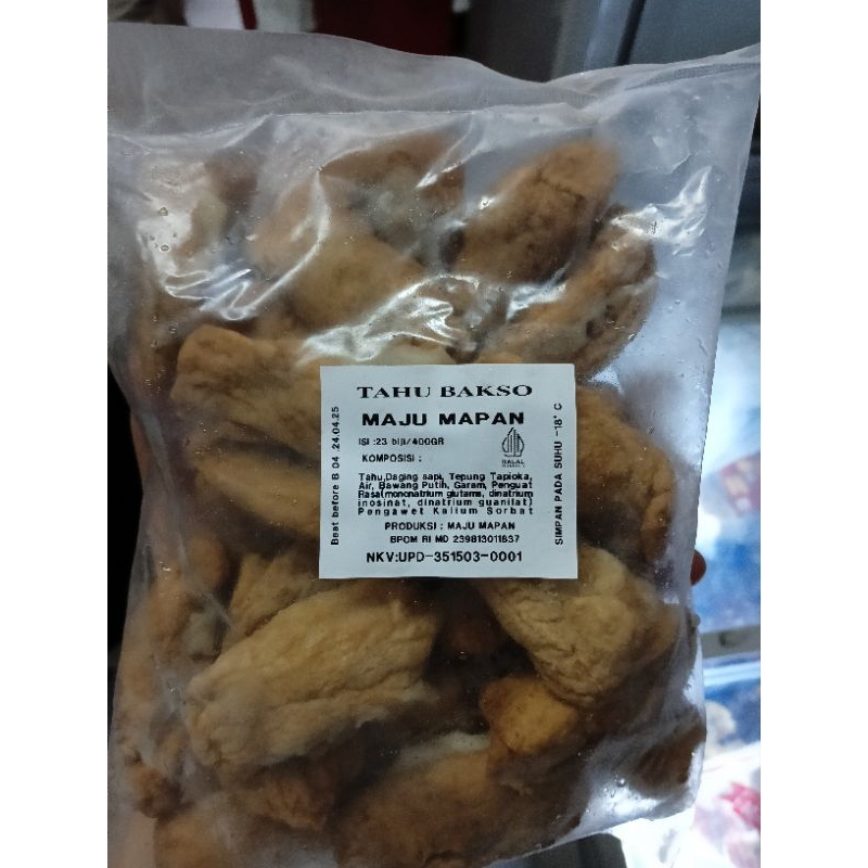 

maju mapan tahu bakso 400g isi 23 pc