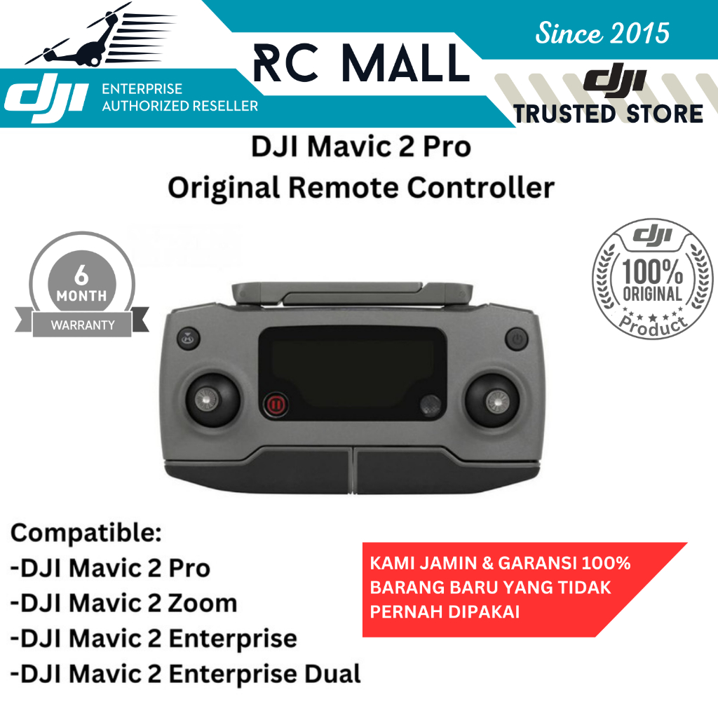 Remote Controller DJI Mavic 2 Pro DJI Mavic 2 Zoom DJI Mavic 2 Enterprise DJI Mavic 2 Enterprise Dua