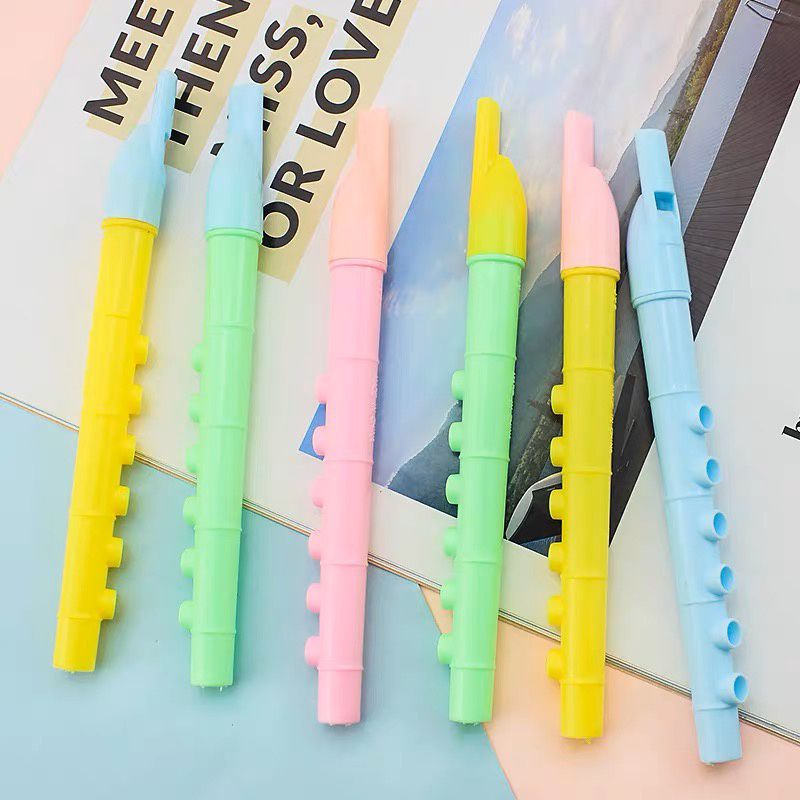 Mainan Anak Seruling Terapi Wicara Mainan Tiup Flute Toys Alat Musik Tiup Suling Plastik