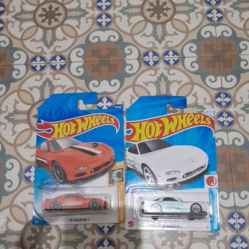 hotwheels 95 mazda rx7 set