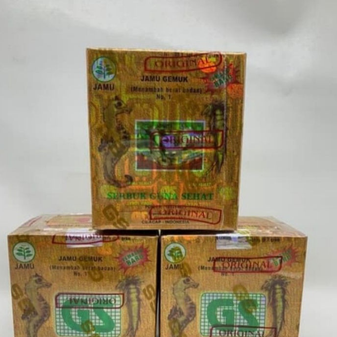 

Terbaik Jamu Gemuk Guna Sehat GS SERBUK No 1