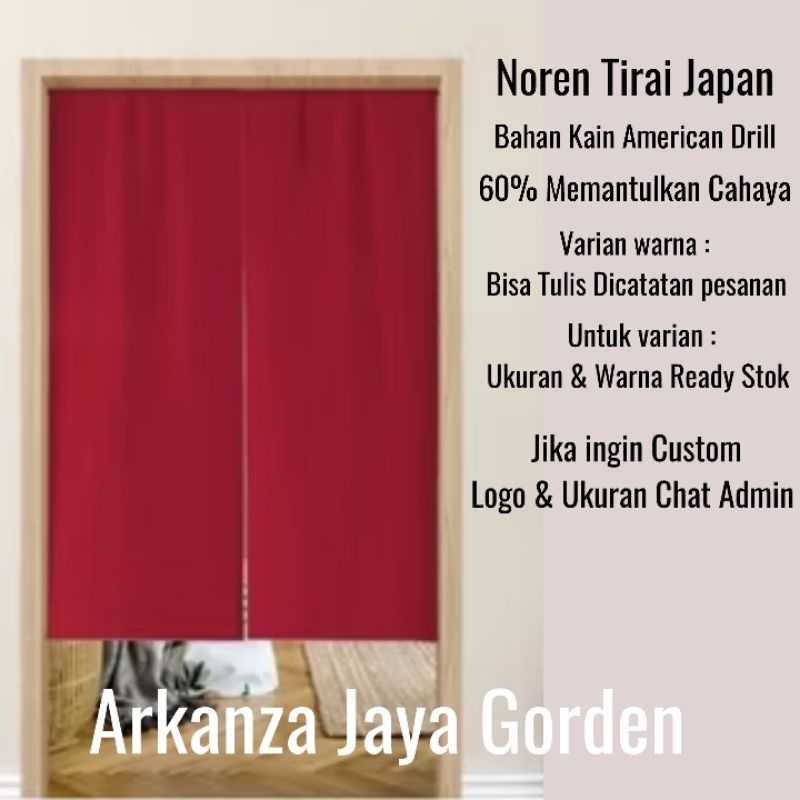 gorden pintu kamar dan sekat ruangan