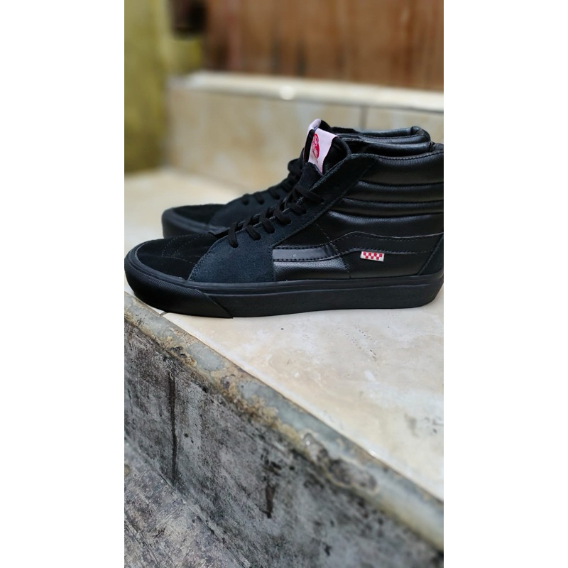 Vans Full Black Second Jarang Pakai Mulus + Admin