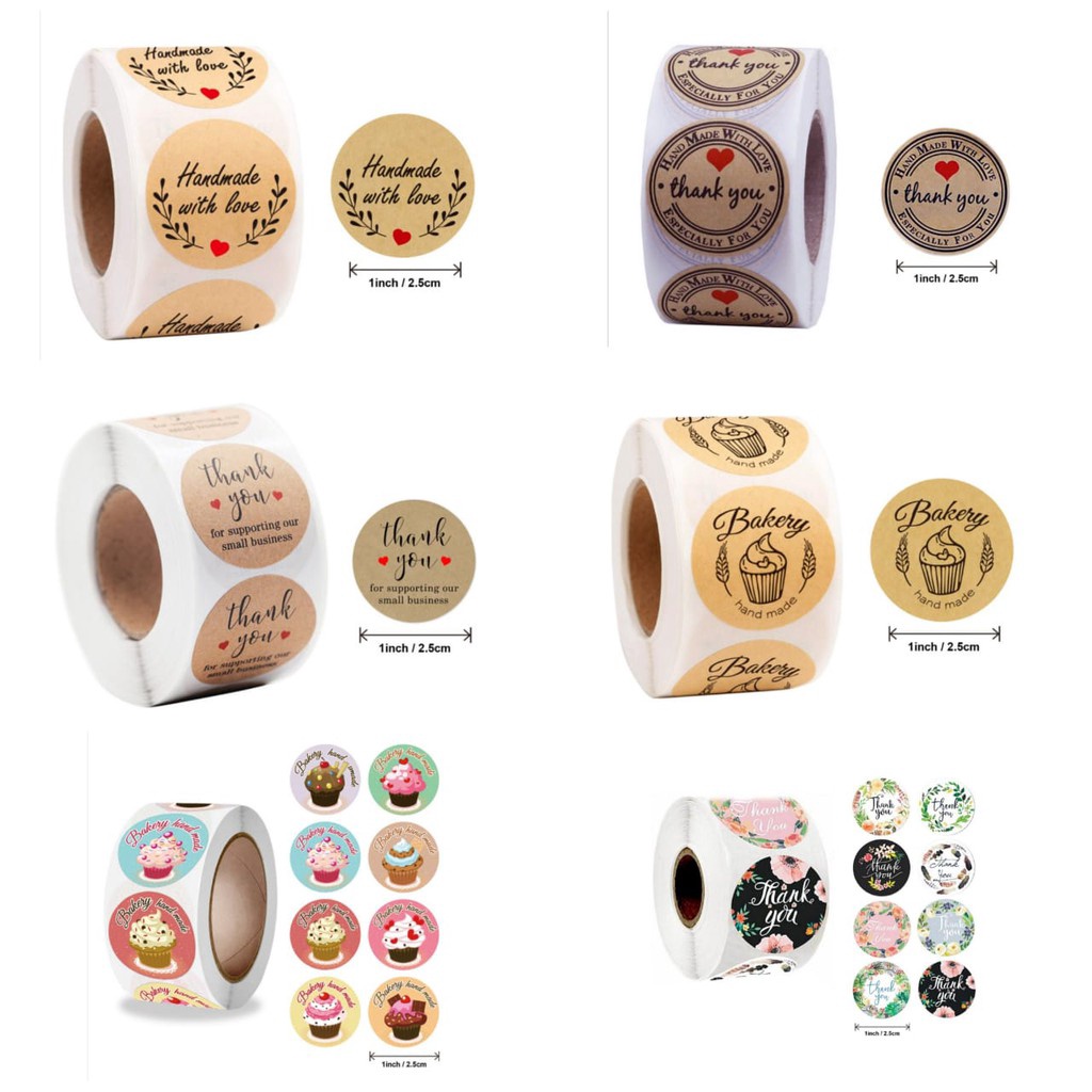 

Diskon 5 Sekarang 5 PCS 1 ROLL STIKER TERIMA KASIH STICKER THANK YOU