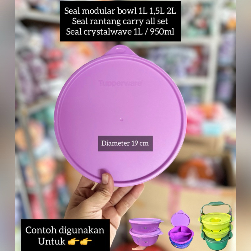 Tokaiaja Seal Modular Bowl Tutup Mangkok Modular Bowl 1L 1,5L Dan 2L