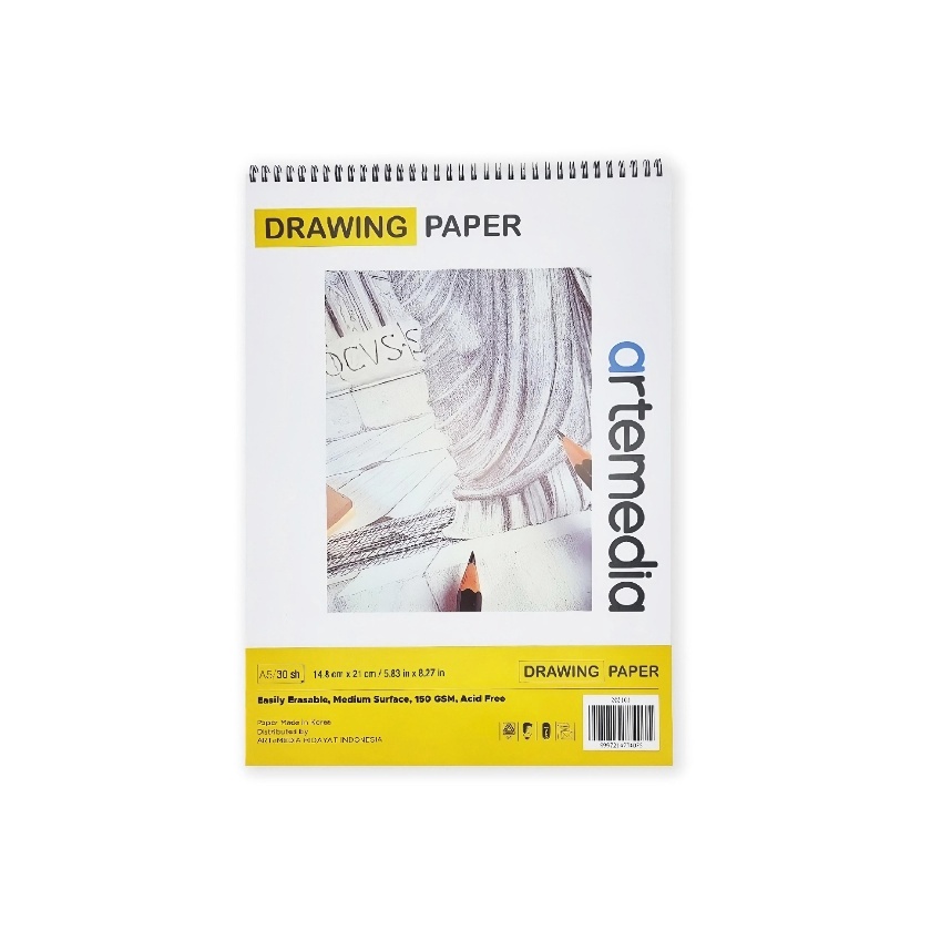 

FG2 Artemedia Drawing Paper Book A5 Wire Bound Sketchbook