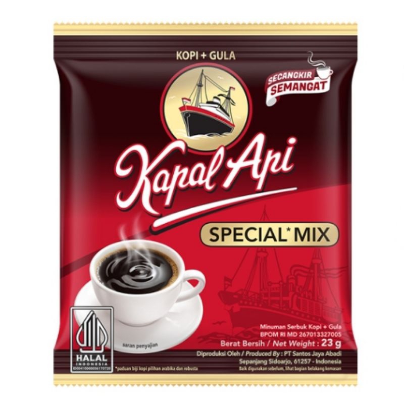 

kapal api special mix 1 renceng 10 × 23gr