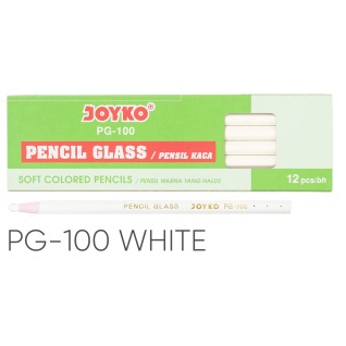 

[1 Kotak] Pensil Kaca Joyko PG-100 Putih / Pencil Color / Pensil Warna Kaca Joyko PG-100 Putih