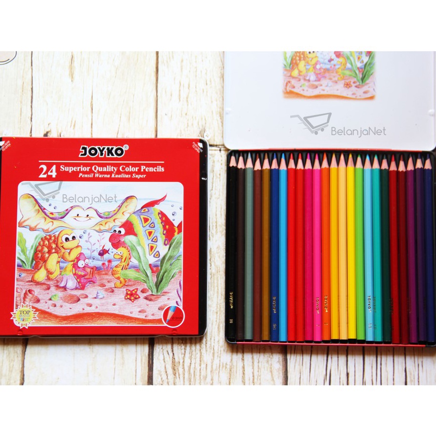 

Limit Pensil Warna Joyko Kaleng 24 Color