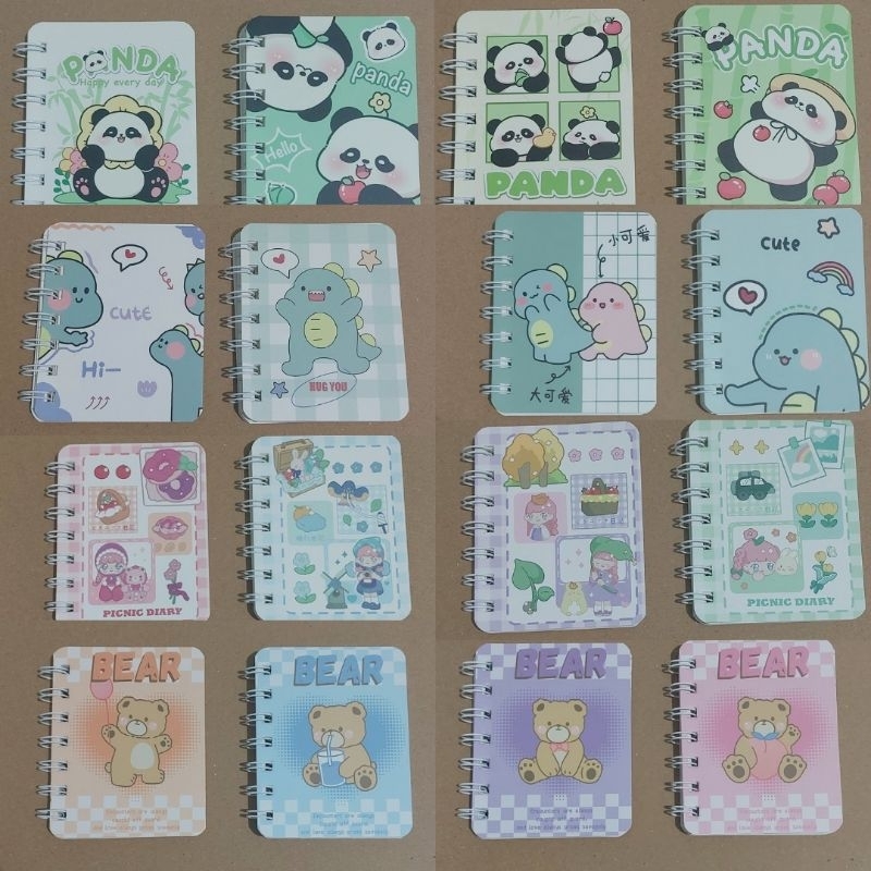 NOTEBOOK MINI LUCU AESTHETIC A7 NOTE BOOK