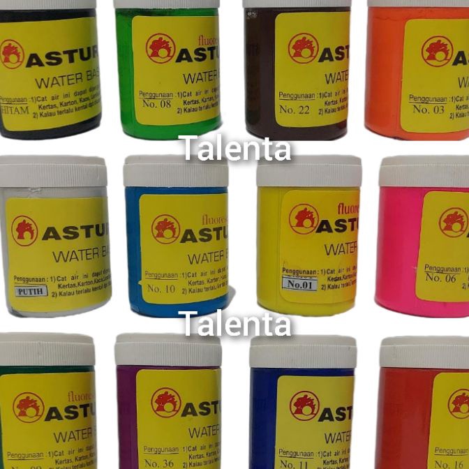 Murah Cat Poster Asturo Water Base 1cc