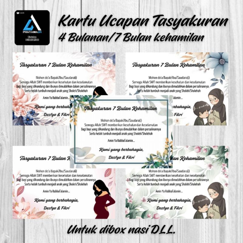 

Stiker 4 bulanan/7 bulanan untuk ditempel di Box Nasi DLL