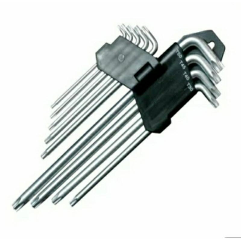 Krisbow Set Kunci L Torx T10-t50 9 Pcs