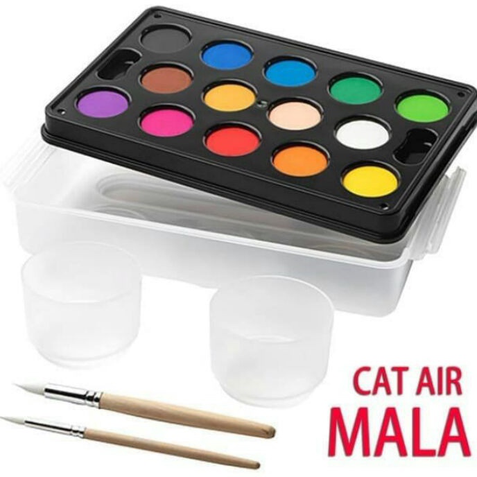 

KI3 Alat lukis gambar anak sekolah Mala cat air