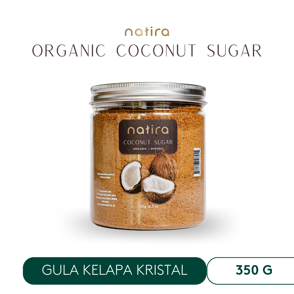 

Organic Coconut Sugar Powder / Gula Kelapa Bubuk Natira 350gr