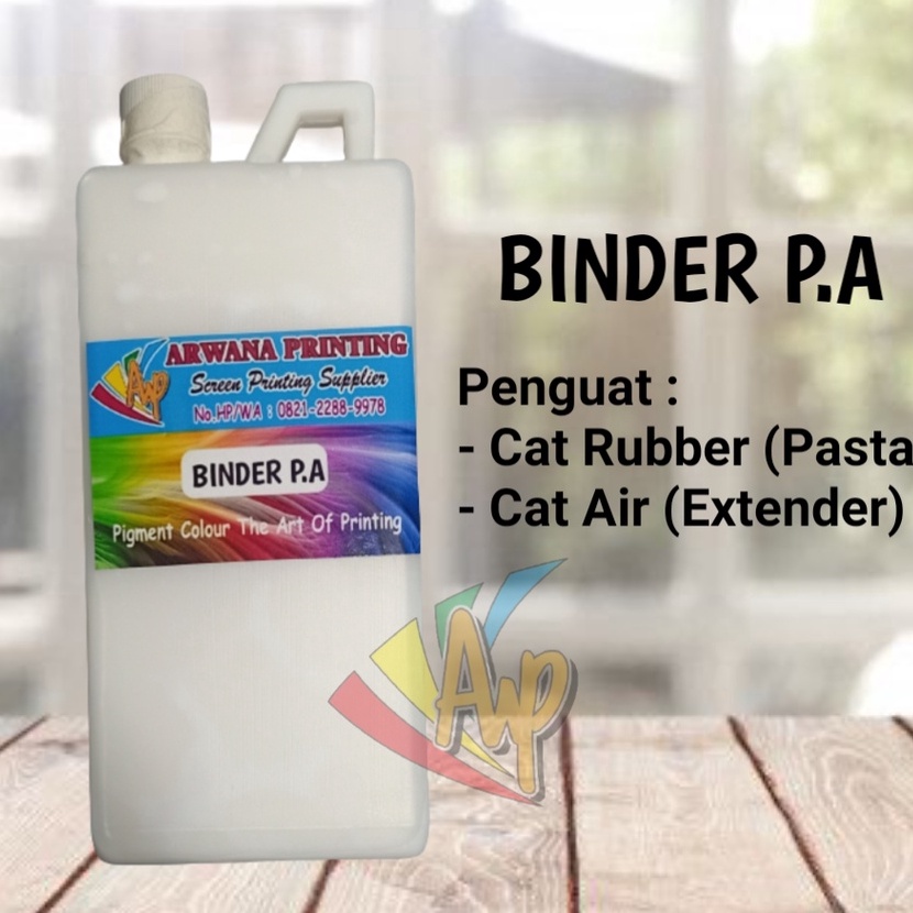 

Gila Binder PA Penguat Cat Sablon Extender Dan Rubber 1kg