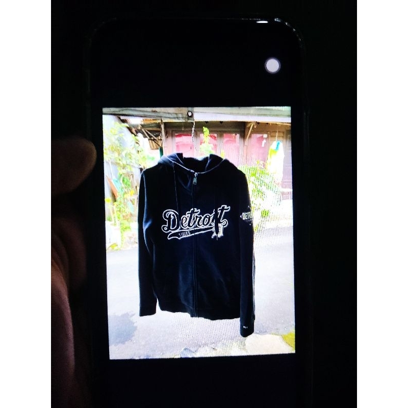 HOODIE ZIPER MLB DETROIT