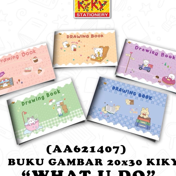 

Terbaru PAK Buku Gambar KIKY A4 ukuran 2x3 1 pak isi 5 pcs