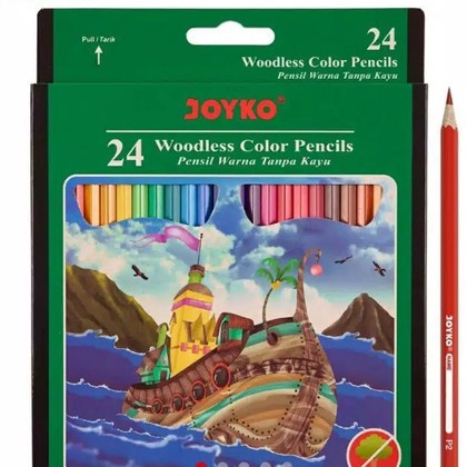 

KP8 ISTA Joyko Pensil Warna 24 Warna Panjang CP14