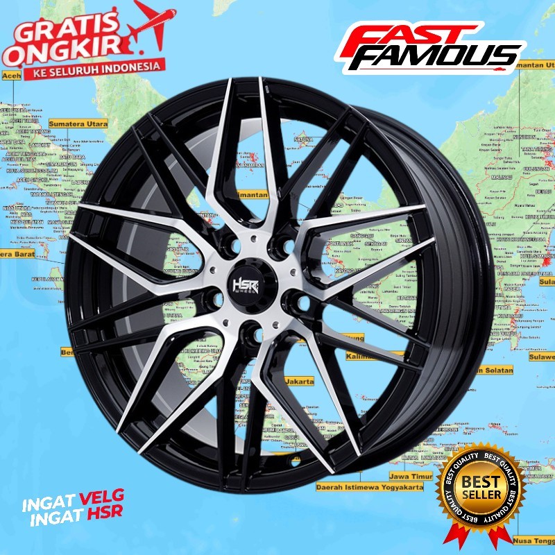 velg mobil r17 baut 5 rata body mobil terios xpander rush camry accord dll velg hsr r17