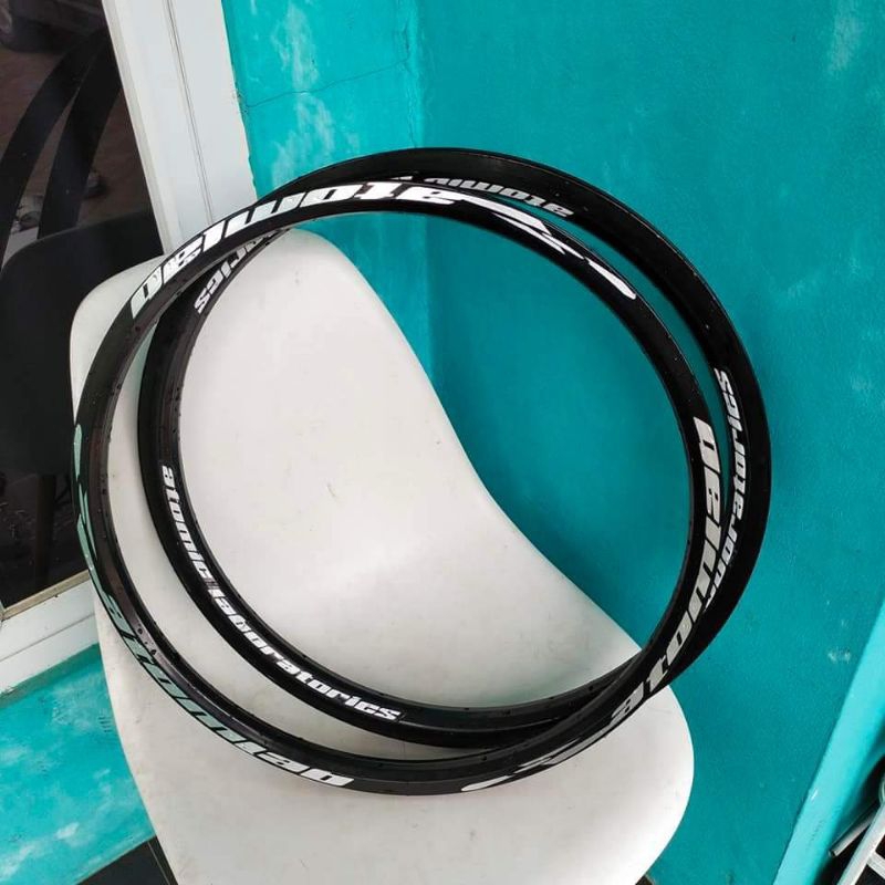Rims Atomlab PImplite 24 in 24" DJ 32H Front 36H Rear Seken buat sepeda MTB DJ 4X NS Bikes dll