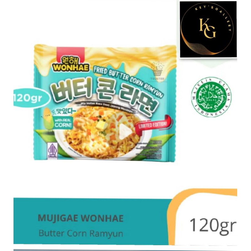 

(BELI 3 GRATIS 1) WONHAE FTOED BUTTER CORN RAMYUM 120GR