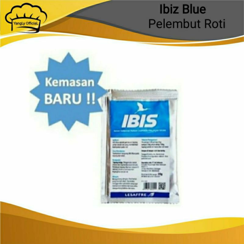 

IBIS BLUE / BREAD IMPROVER Bahan Tambahan Pelembut Roti 20gr