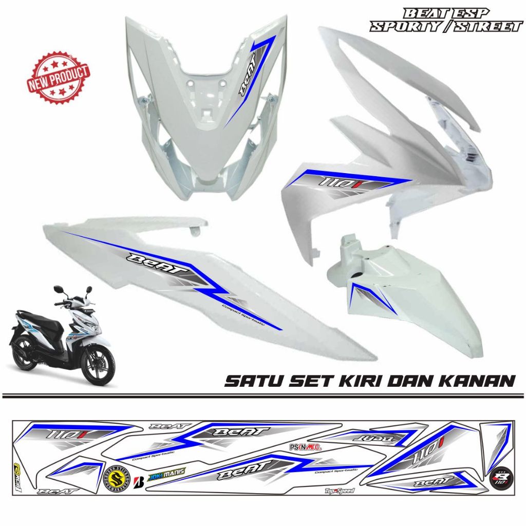 Striping variasi motor beat esp 2017/ stiker beat street 2018 stiker variasi