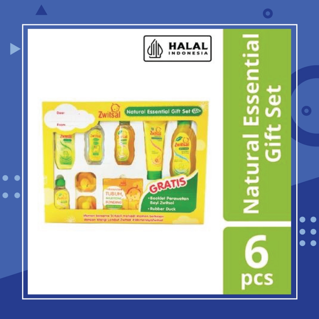 Zwitsal Essential Baby Gift Set Hampers Bayi Zwitsal Natural Paket Perlengkapan Bayi