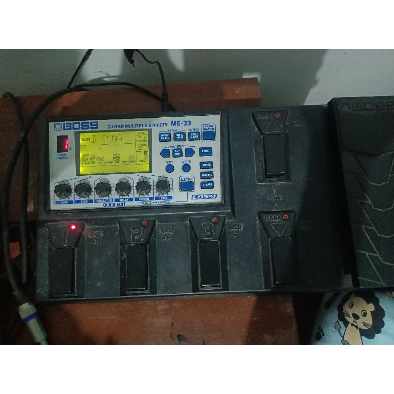 efek digital boss me 33 normal second