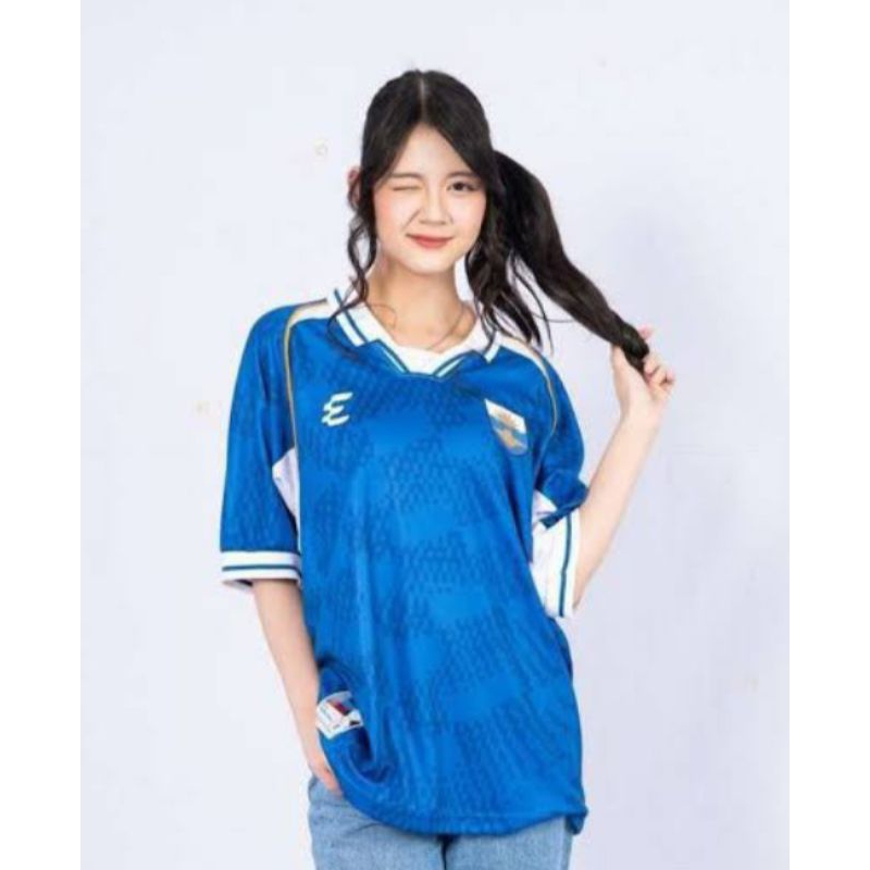 Erigo x JKT48 Official || Jersey erigo Christy blue sz L