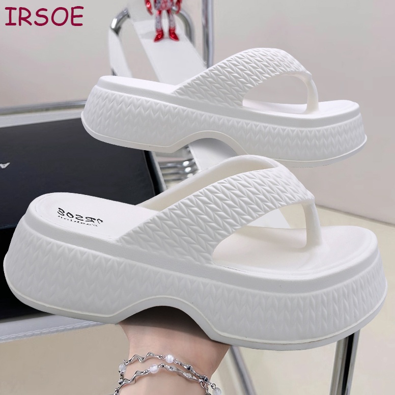 MENARIK IRSOE Sandal Wanita Jepit Karet Tinggi 55cm KoreaTerbaru Casual Premium Sendal Wanita Dewasa