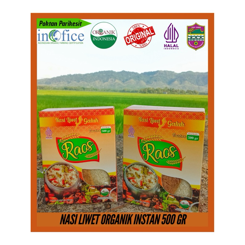 

Nasi Liwet Instan Beras Organik 500gram