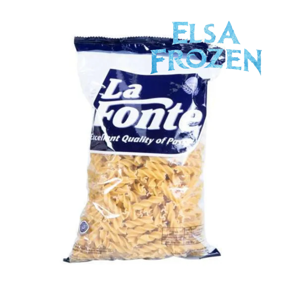 

LA FONTE PASTA FUSILLI NO.202 500GR/PASTA BENTUK SPIRAL/PASTA