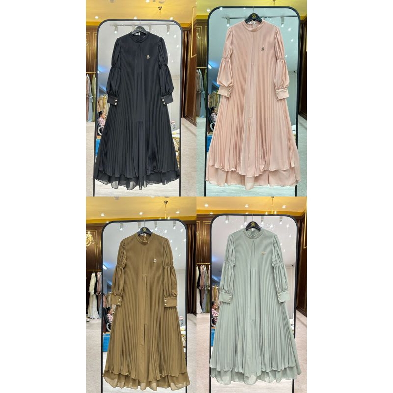 GAMIS POLOS PLISKET BY SHELLASAUKIA