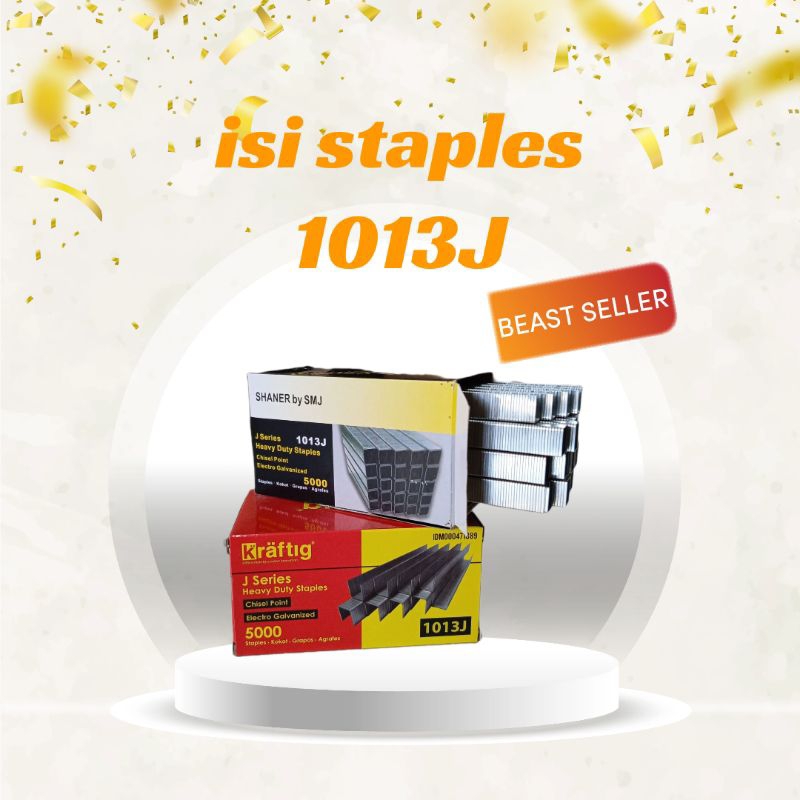 

isi Staples tembak KRAFTIG SHANER by SMJ LEOPARD 1013J/Refil Staples paku tembak model U