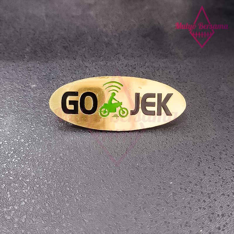 Pin Bros Logo Gojek Pin Komunitas Ojol Pin Gojek Oval - Mulyo Bersama