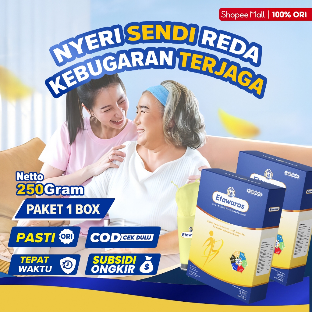 

ETAWARAS Susu Kambing Jahe Plus Herbal Etawaras Tinggi Kalsium Atasi Nyeri Sendi Rematik dan Pegal Linu