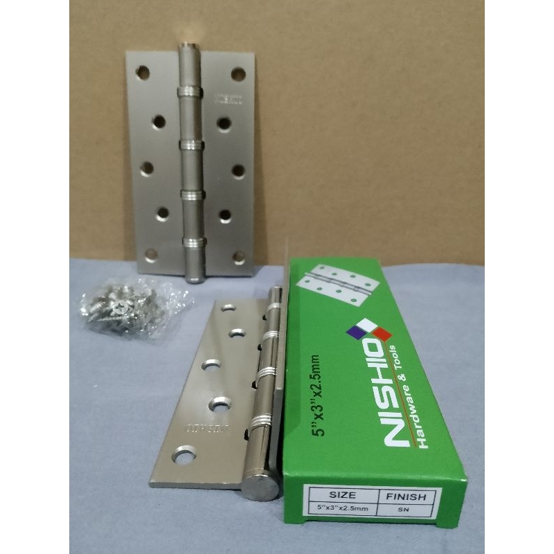 Engsel Pintu Jendela Tebal NISHIO/Engsel lubang 5 NISHIO/Engsel NISHIO