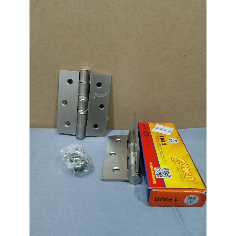 Engsel Jendela Pintu Tebal GOMEO/Engsel 1set GOMEO/Engsel lubang 3 Gomeo