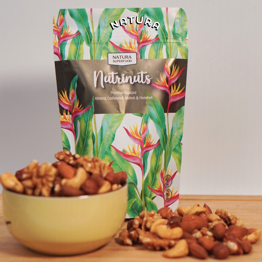 

NUTRINUTS 120 GR. Roasted Almond / Hazelnut / Walnut / Cashew