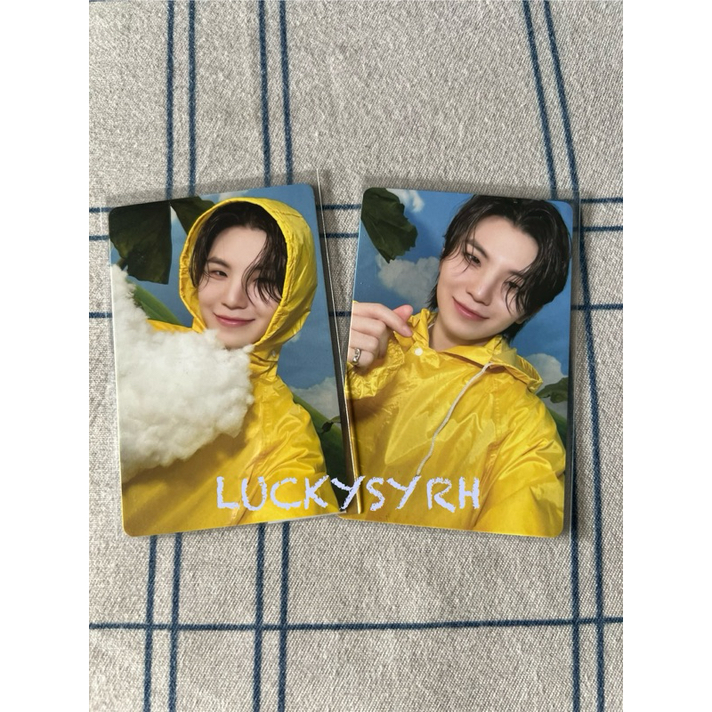 PC Photocard OFFICIAL seventeenth heaven woozi jas ujan kuning