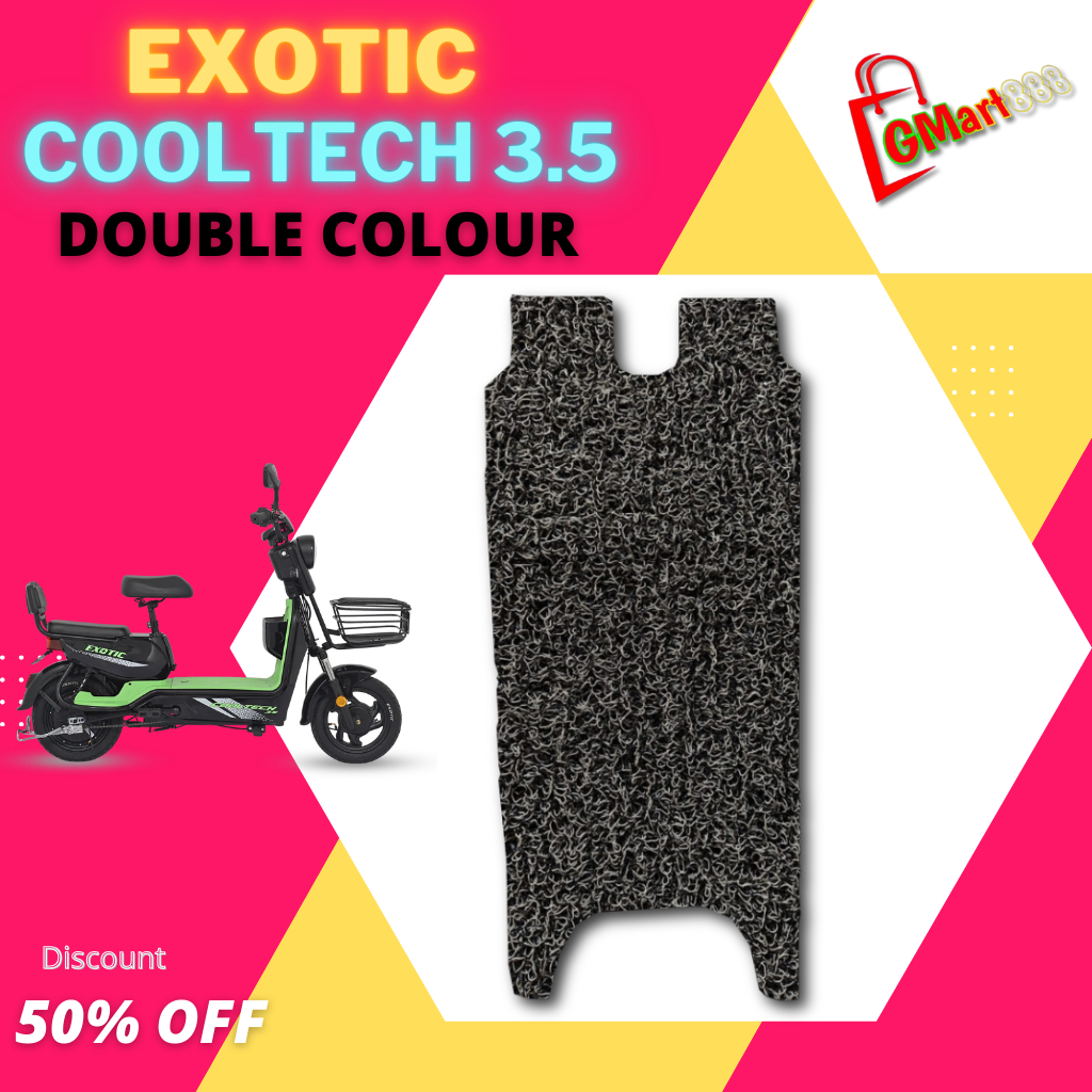 Karpet Alas Kaki Sepeda Listrik Exotic Cooltech 3.5 Premium MR - PVC COIL MAT
