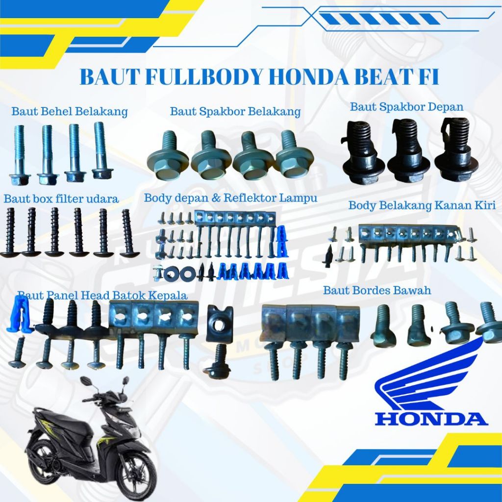 BAUT FULLBODY BEAT 2016-2019/BAUT MOTOR BEAT/BAUT MOTOR HONDA