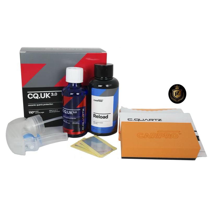 Carpro Cquartz UK 3.0 50ml kit ceramic coating w reload