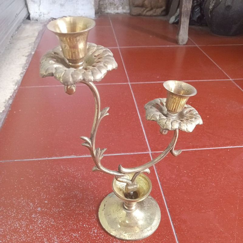 tempat lilin kuningan cabang 2