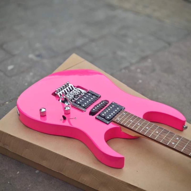 Gitar Elektrik Listrik Ibanez RG Updown Margenta Neck Maple